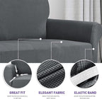 ZNSAYOTX Super Stretch Chair Slipcover Universal Sofa Chair Covers - Image 3