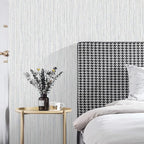 Beige Grey Grasscloth Peel and Stick Wallpaper 15.74" X 118.11" Boho Textured - Image 6