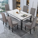 Genina Waterproof Chair Covers for Dining Room, Stretch Jacquard Dining Chair - Image 6