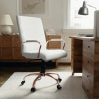 Flash Furniture Whitney Mid-Back Swivel LeatherSoft Desk Chair - Image 2