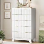 Xixini Fluted Dresser for Bedroom by Xixini