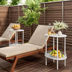 Small Modern Oval Side Table - Image 6