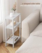 TUTOTAK Small Side Table, Narrow End Table, Skinny Sofa Table, Slim Nightstand - Image 7