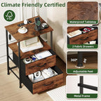 Somdot 2 Drawers Nightstand - Image 6