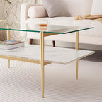 LumFurn Rectangle Coffee Table for Living Room, Mid-Century Modern Design - Image 7