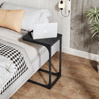 QEEIG C Table Side Table Set of 2 Living Room Sets C Shaped Couch Tray End - Image 5