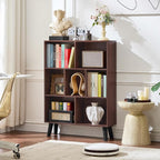 LEYAOYAO 7 Cube Bookshelf 3-Tier Bookcase - Image 3