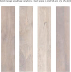 Kate and Laurel Dahl Wooden Round Drink Table; 12 x 23; Whitewash; Transitional - Image 9