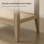SICOTAS Rattan Nightstand Bedside Table - Image 4