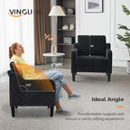 VINGLI Mid Century Modern Accent Chairs - Image 5