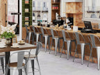 Andeworld Metal Bar Stools Set of 4, 30 inch Bar Height Barstools - Image 9