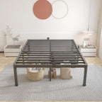ROIL 14 inch California King Size Bed Frame Metal Platform No Box Spring Needed - Image 9