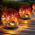 JKIMK Solar Globe Lights Outdoor Waterproof-Solar Balls by JKIMK