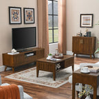 LKTART Sideboard Buffet, Mid Century Modern Storage Cabinet - Image 4