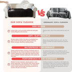 Genina Waterproof Couch Cover, Washable Anti-Slip 86.6 inch Sofa Covers - Image 3