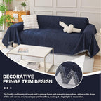 DREAMINGO Sofa Covers Washable Thick Chenille Couch Cover - Image 5
