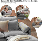 ELUCHANG Oversized 153" Modular Sectional Sofa, Comfy Deep Seat Cloud Couch - Image 4