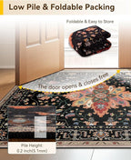 RELEANY Area Rugs 2'x6' Runner Rug Non Slip Washable - Image 7