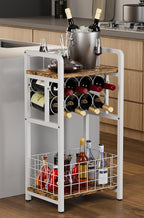 3-Tier Wine Rack Freestanding Floor by Ansionsol