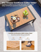 Aluminum Outdoor Patio Furniture 3 Seats, All-Weather Outdoor Patio Sofa - Image 5