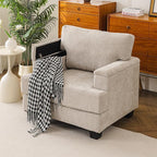 Oversized Living Room Chairs Set of 2, Comfy Accent Chair - Image 5