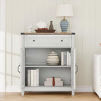 ChooChoo Kitchen Storage Cabinet, Coffee Bar Cabinet, Farmhouse Buffet Sideboard - Image 5