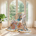 LUTBM Boho Throw Blanket for Bed Cotton Blankets Twin Size for Bedroom Living - Image 5