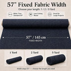 Mini Chenille Linen Blend Upholstery Fabric by the Yard, 57 Inch Wide Soft - Image 3