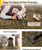 RELEANY Area Rugs 2'6"x5' Runner Rug Non Slip Washable - Image 5