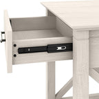 Bush Home End Table with Drawer, Nightstand with Storage, Living Room and - Image 4