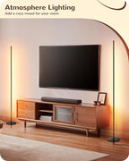 EDISHINE Floor Lamps for Living Room, Remote Control & Foot Switch Corner Floor - Image 5