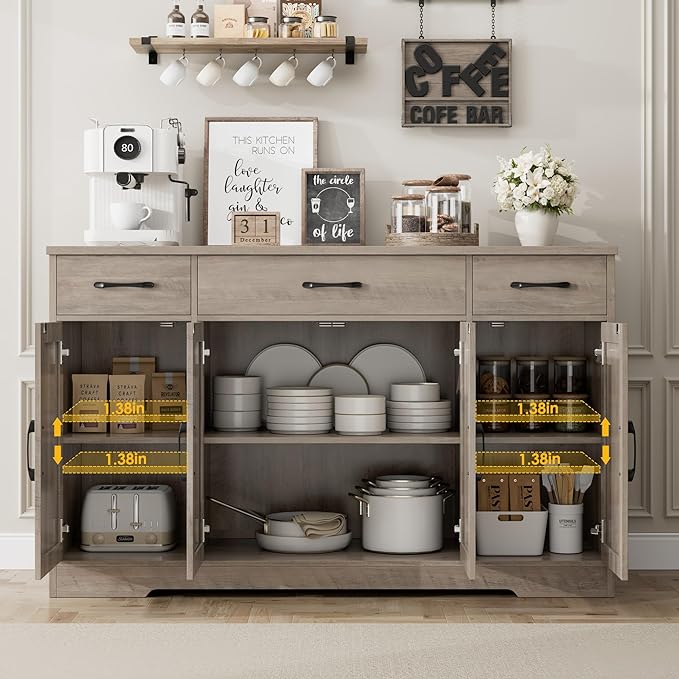 HOSTACK Buffet Sideboard Cabinet - Image 6
