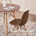 5-Piece Round Dining Table Set, Small 31.5" Kitchen Table Chairs Set of 4 Space - Image 8