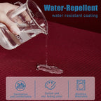 Water Repellent Couch Cushion Cover 3 Pieces Sofa Seat Cushion Covers, Stretch - Image 3