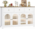FINETONES Buffet Cabinet with Storage, 55.1" Large Sideboard Buffet Cabinet by finetones