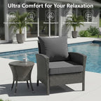 24x24 Inch Outdoor Chair Cushion - Image 2