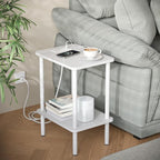 Apicizon 2 Tier End Table Set of 2, Small Side Table - Image 2