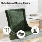 Upholstered Dining Chairs Set of 4, Modern Fabric Side Chairs - Image 4