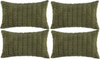 Fancy Homi 4 Packs Decorative Throw Pillow Covers by Fancy+Homi