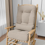 Rocking Chair Cushions with Pillow, Waterproof and Fade-Resistant Thicken by Aofeite