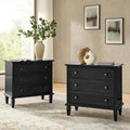 HULALA HOME 3 Drawer End Table by HULALAHOME