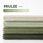 MIULEE Boho Farmhouse Throw Pillow Covers 20x20 Inch Set of 4 Mordern Neutral - Image 3