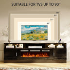 oneinmil 78" Fireplace TV Stand - Image 7