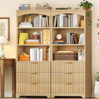 TEENFON 63.3" Tall Bookshelf, Bookshelves and Bookcases - Image 5