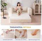 MAXYOYO Convertible Sofa Bed, 2 in 1 Folding Couch Bed - Image 6