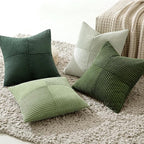 MIULEE Spring Green Decorative Throw Pillow Covers 16x16 Inch Set of 4 Boho - Image 5