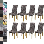 BIETYONE Stretch Dining Chair Covers Set of 8, Soft Removable Washable Kitchen by BIETYONE