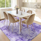 RELEANY Washable Area Rugs 5'x8' Non-Slip Modern Abstract Soft - Image 8