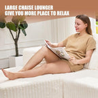 Hobestluk Modular Sectional Sofa Memory Foam Couch L Shape Sofa - Image 7
