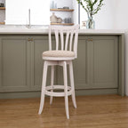 Hillsdale 29.5" Savana Wood Swival Bar Height Stool - Image 2